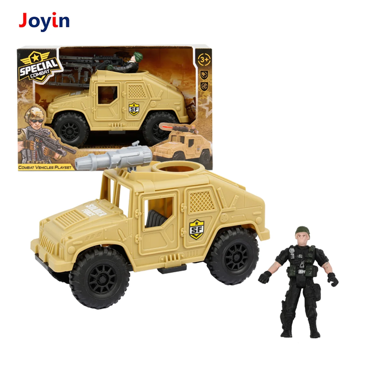 Covert Operations Toys - Tactical Tank Military Vehicles and Special Forces Special Forces Unit Soldier Toy Set