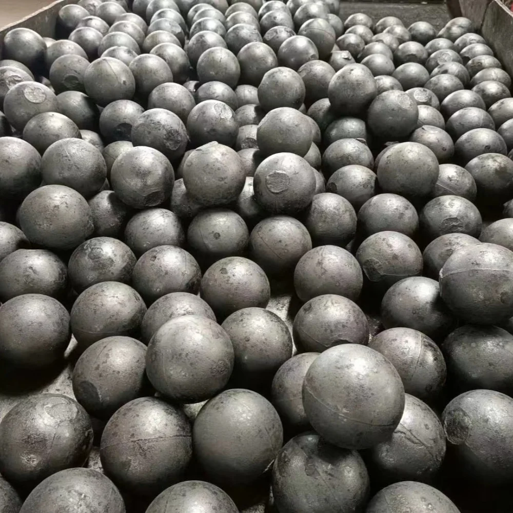 50Mn Forged Chrome Mining Grinding Steel Ball High Quality Metal Carbon Rubber Coated Steel Balls