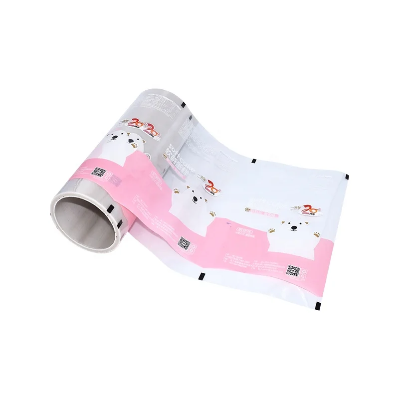 Custom Printed Heat Sealing Material Laminated Moisture Proof Food Grade Flexible Plastic Packaging Film Rolls