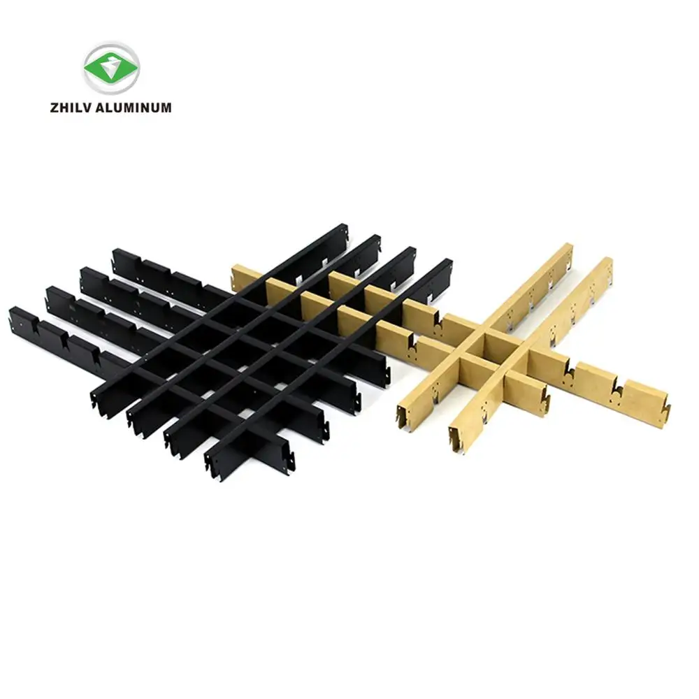 
Fireproof Function and Ceiling Grid Ceiling Tile Shape Open Cell Panel 