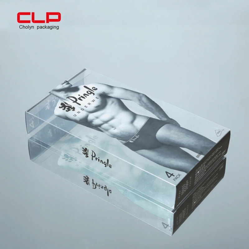 Silk stockings, underwear, acid free acetate clear PVC PET clear packaging gift plastic box