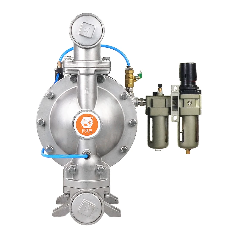 GODO QBF3-50P Stainless Steel pump Powder Pneumatic Diaphragm Pumps Explosion-proof pump factory supplier