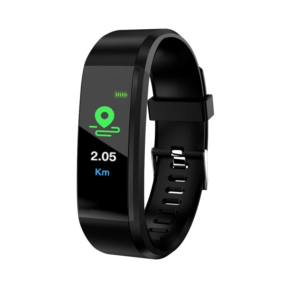 HOT Sale 115 plus smartwatch Heart Rate Monitor Pedometer ID115 plus Fitness Tracker watch band smart bracelet 115plus