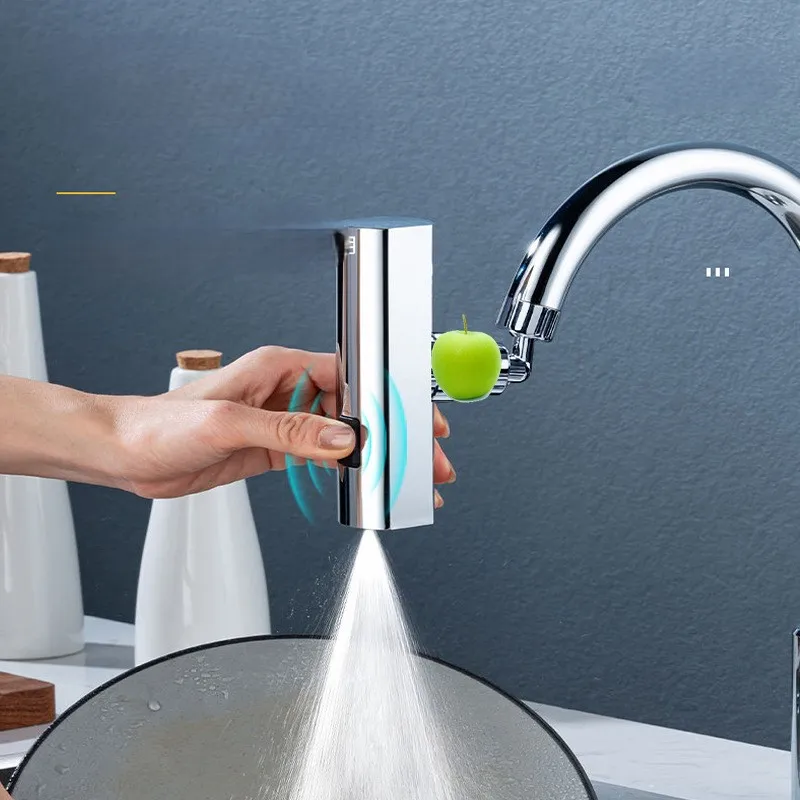 Kitchen faucet splash proof aerator flying rain waterfall water outlet water nozzle waterfall faucet mouth faucet extender