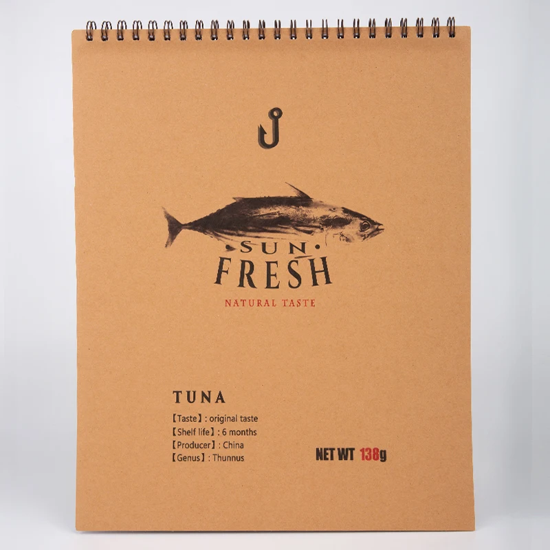 Wholesale Fresh fish feast Art Sketch Books Custom A3 Drawing Book Sketchbook For Drawing
