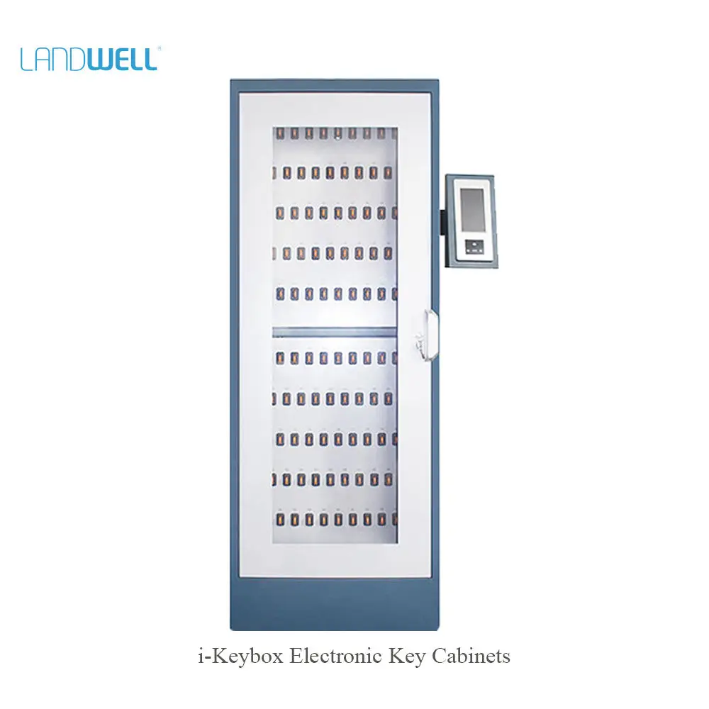 Land well i-keybox-100 большой емкости напольный электронный шкаф для ключей с пользовательским терминалом Android