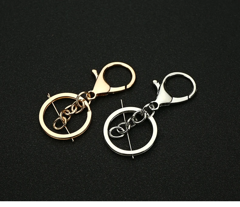 33mm*70mm Key Chain Metal Lobster Clasp Hook Key Chains Key Ring Chain for Bag Toys Accessories