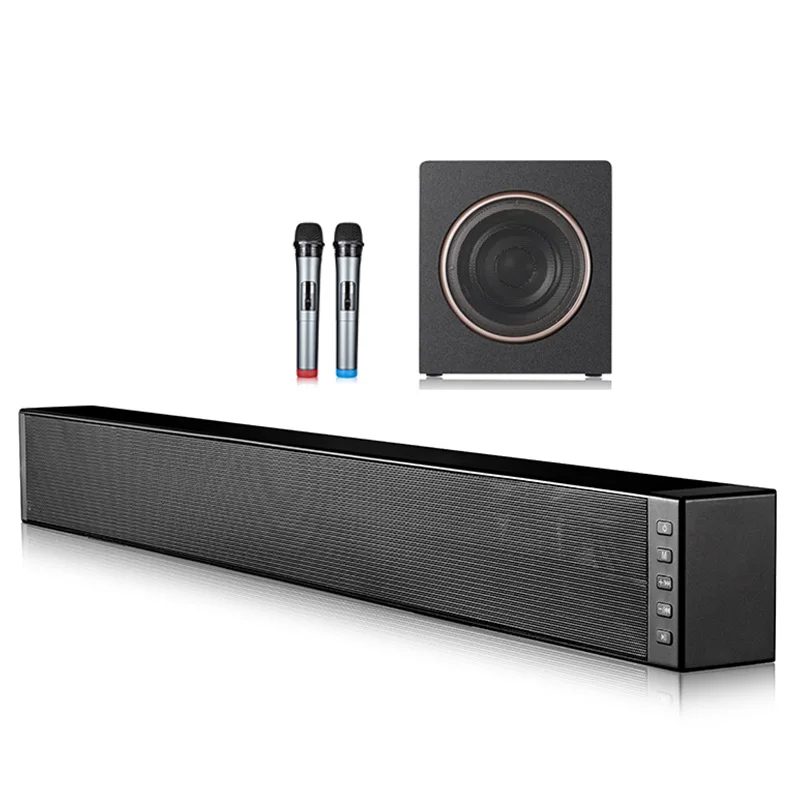 good quality N-S01WX80 Karaoke speaker The echo wall + subwoofer with wireless microphone for home theater system