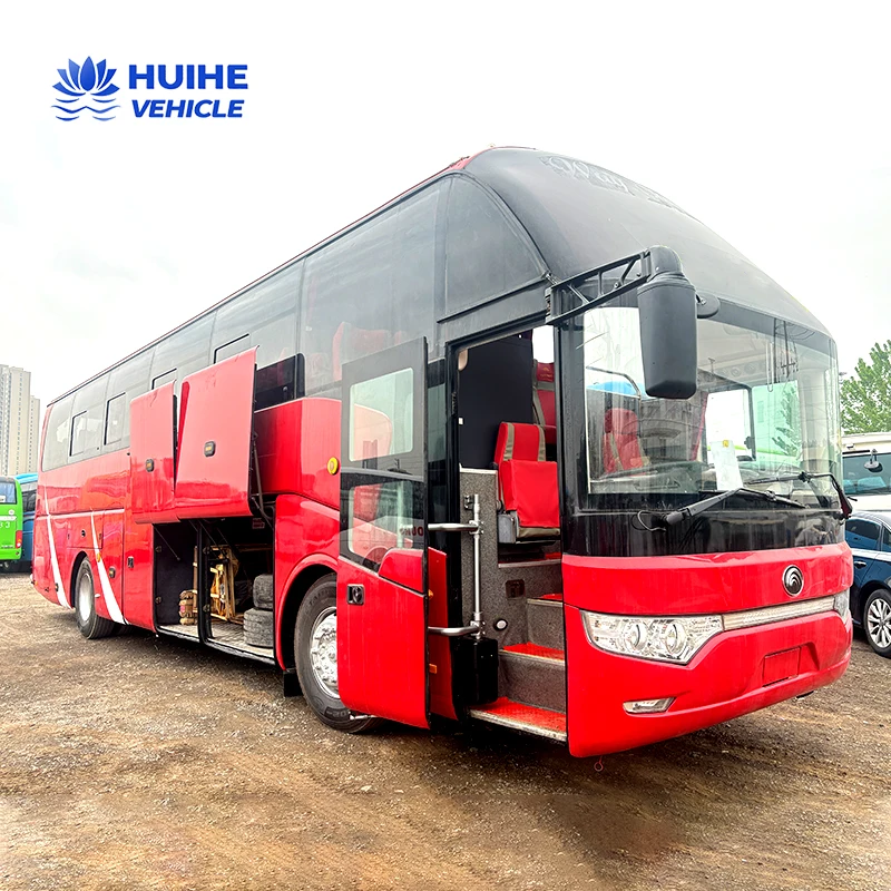 Used Luxury Coach Bus for Sale in China 50 Seater Diesel Fuel Manual RHD & LHD Euro 3 Second hand Bus prices