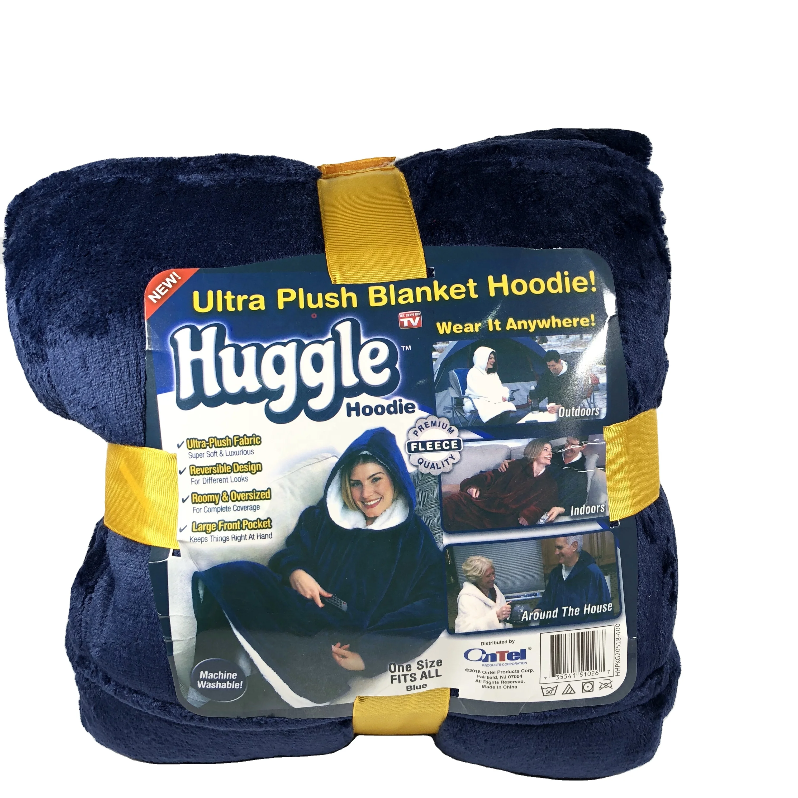  Новый стиль huggle Толстовка уличная теплая одеяло микрофибра плюшевая флисовая шерпа рукава супер мягкая