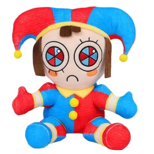 Wholesale Kawaii Unisex the Digital Circus Soft Stuffed Plushie Animation Role Clown Plush Toy for Birthdays