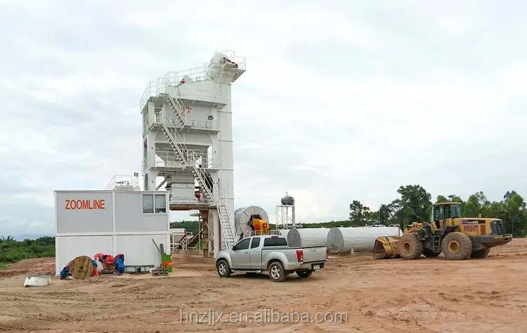 Asphalt Batching Plant 160T/H Stationary Batch Mix Asphalt Plant