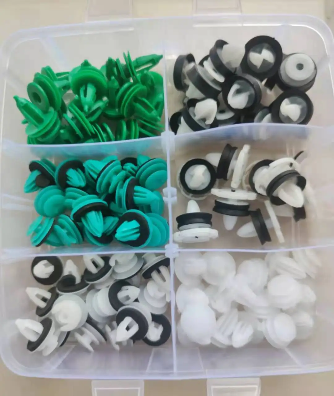  Universal Mixed Roof Cover Ceiling Hood Trunk Decorative Auto Nylon Plates Barbed Rivet Plastic Fasteners