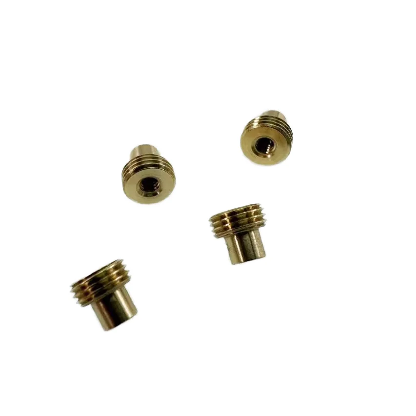 High Quality Custom Brass CNC Machining of Internal and External Teeth Nuts D-Sub Connectors