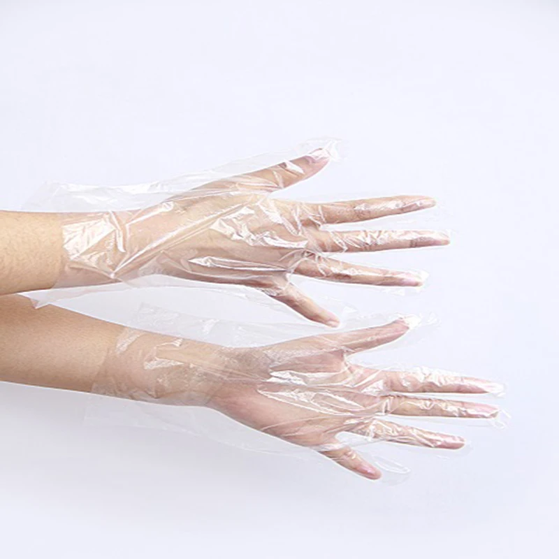 Wholesale 0.6g/pcs plastic glove for eating