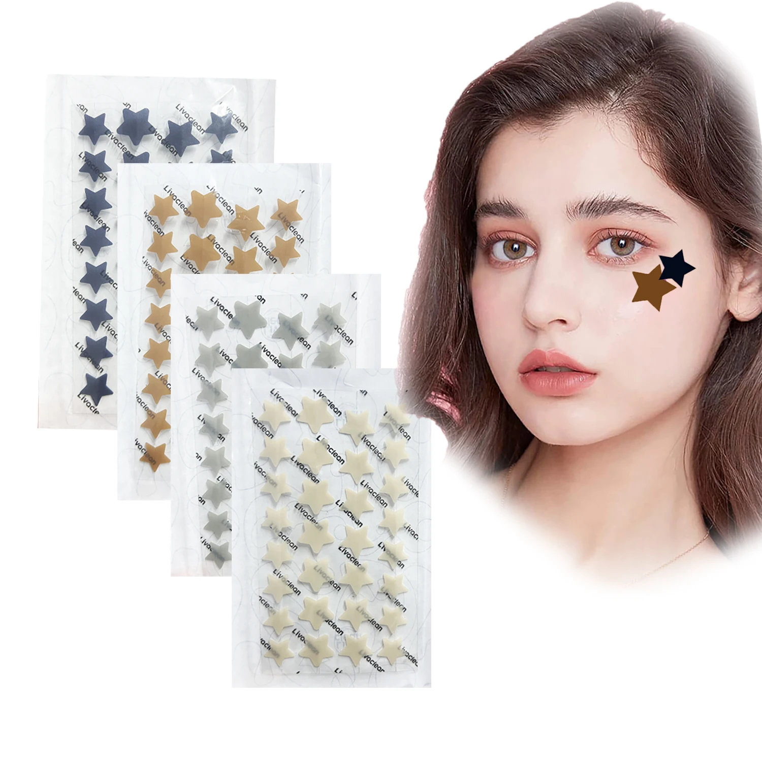 factory OEM hydrocolloid acne pimple patch zits blemishes whitehead remover fast cure acne patch star shape