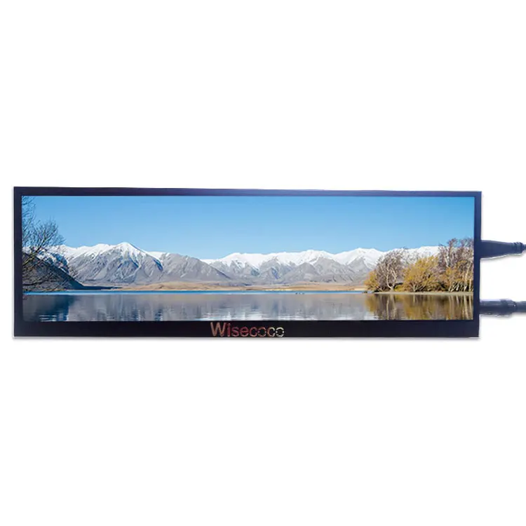 12 6 дюймовый монитор с сенсорным экраном IPS 1920x515 Full HD дюймов портативный рекламный