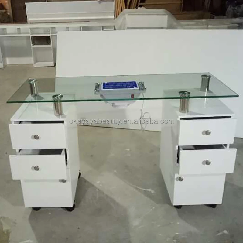 Оборудование для салона красоты, стеклянный стол для ногтей, стол для маникюра, современные столы для маникюра, распродажа