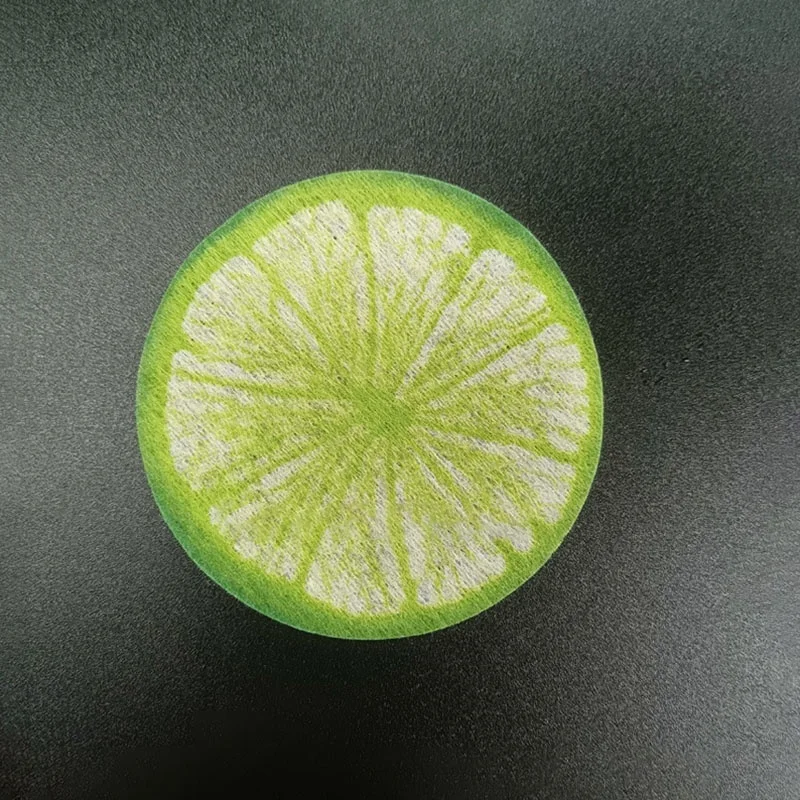 Printed Lime Orange Custom Korean Skin Care Wholesale Eye Sheet Mask