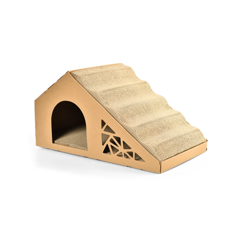 Creative Cat Scratch Board Scratching Board Corrugated Paper Cardboard Cat Box House