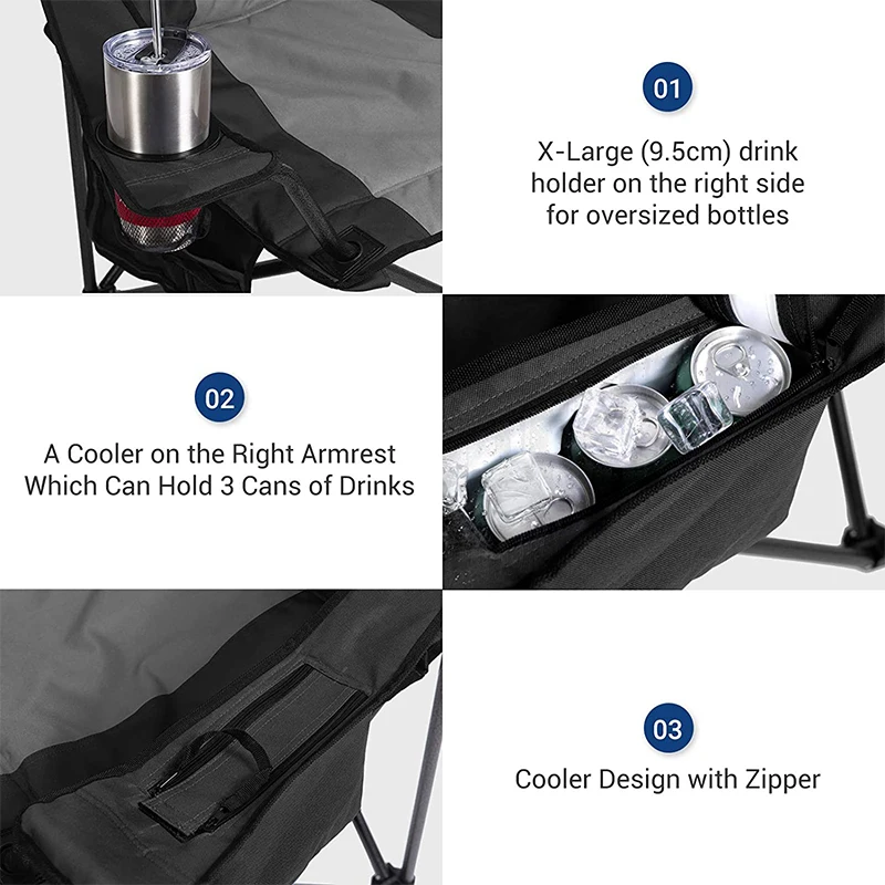 Modern Design Outdoor Folding Beach Chair the Most Popular for Camping for Kitchen Living Room Hotel and School