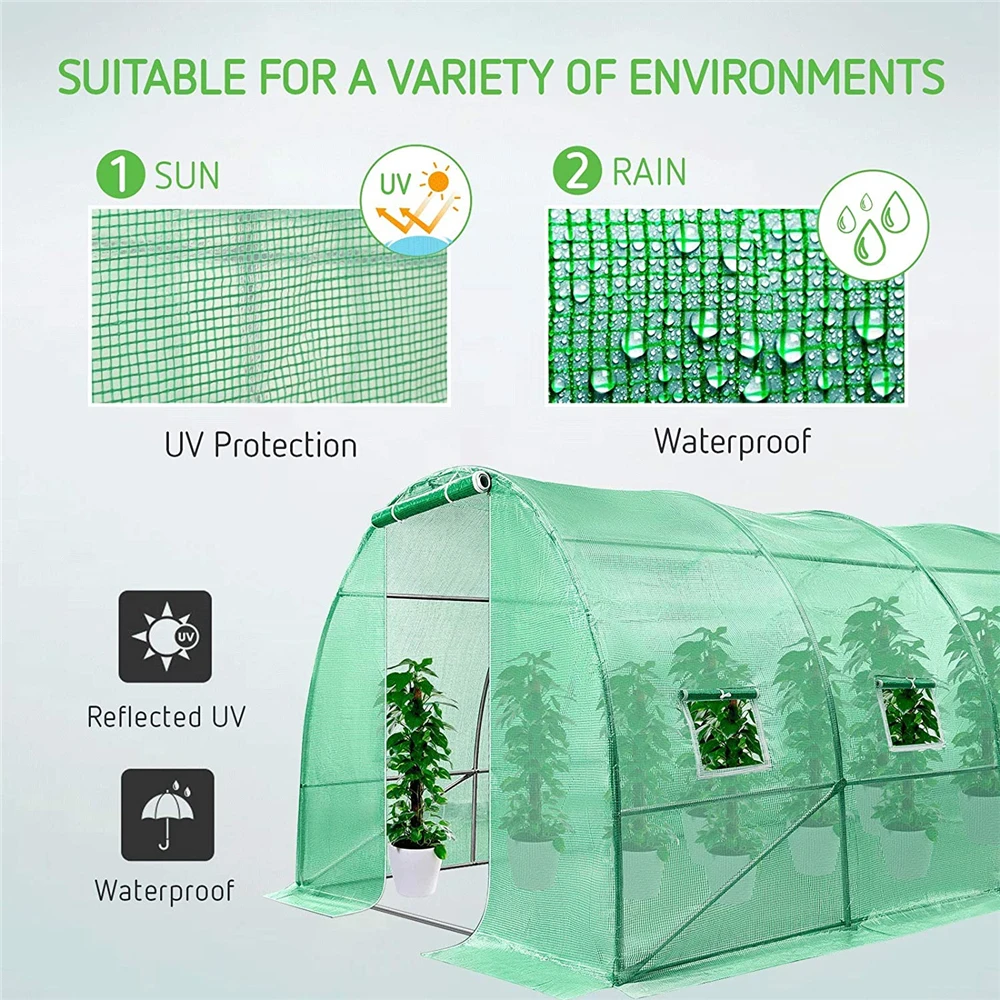 uv  garden agriculture vegetables  walking in tunnel  greenhouse plant growing house tent green house