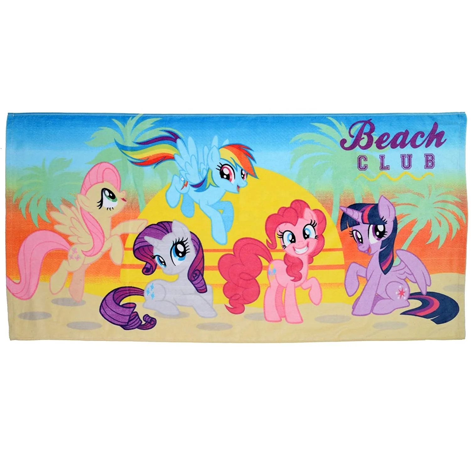 Хлопковое пляжное полотенце My-Little-Pony, детское быстросохнущее одеяло, очень большое милое песостойкое банное полотенце для дома и улицы