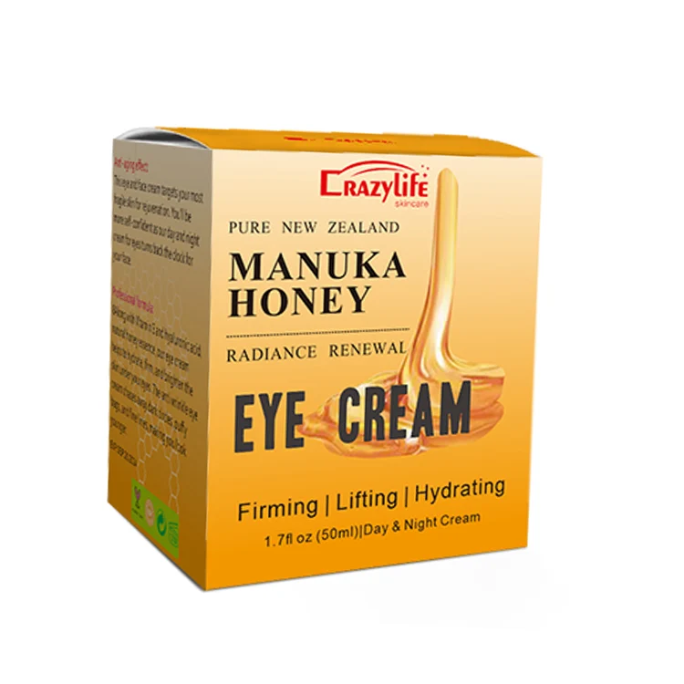 Manuka Honey Eye Cream For Dark Circles Under Eyes   Manuka Honey Cream to Target Blemishes  Puffy Eyes & Moisturizing