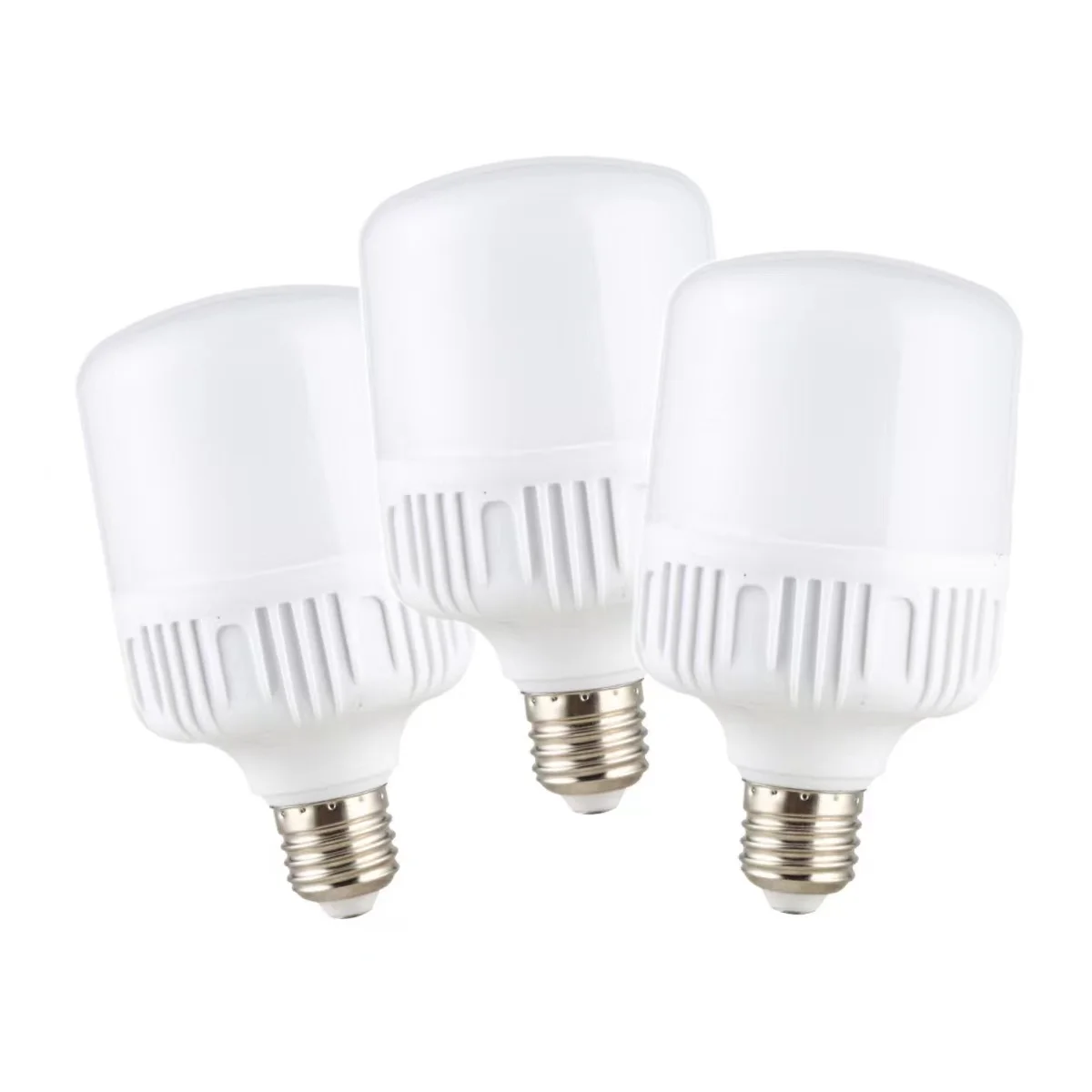 Indoor lighting office home E27 B22 led bulb light 30w 40w 50w aluminum in plastic led bulb t shape led light bulb