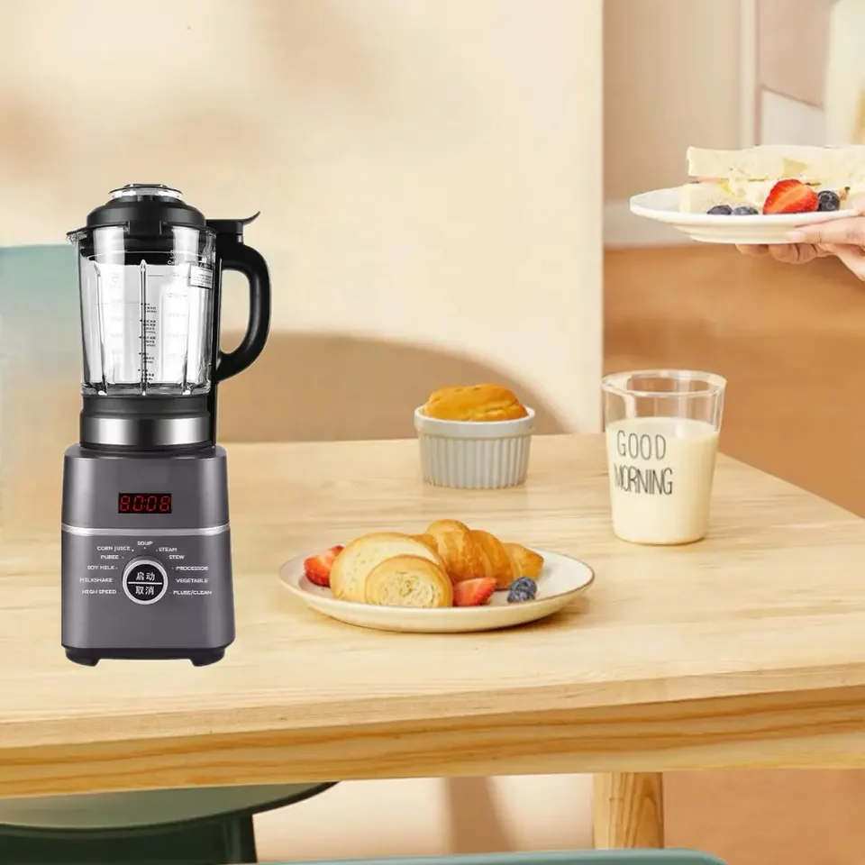 Wholesale Kitchen Appliances Electric Smoothie Fruit Mixer High Speed Juicer  Commercial Heating Food Blender