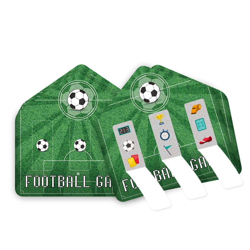 New Design Pull Tab Card Printing Football Baby Shower Party Game Card Break Open Lottery Tickets Pickle Cards