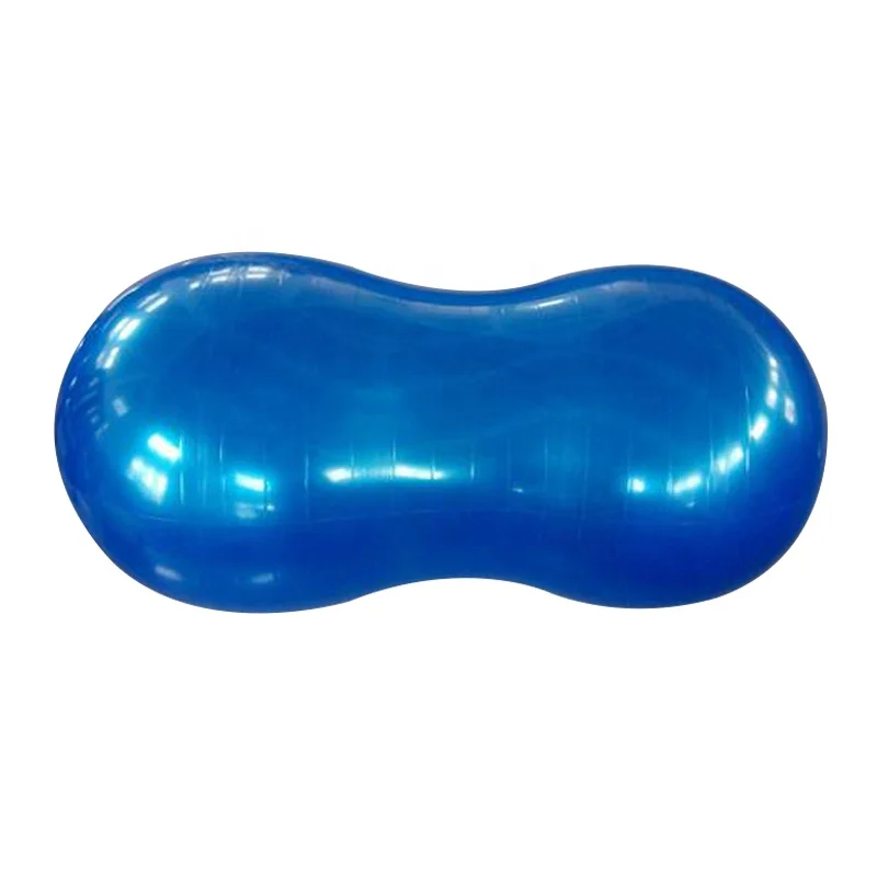 
Pvc Material Purple Fitness Peanut Shape Pilates Yoga Ball 