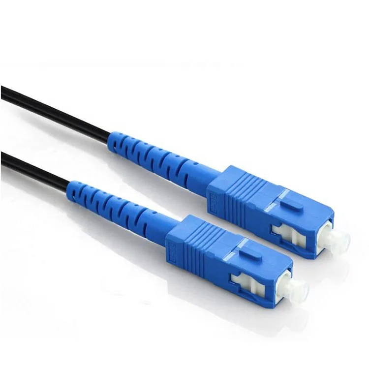50M 100M 2000M 500M Outdoor FTTH Fiber Optic Drop Cable Patch Cord  SC to SC Simplex SM  Drop Cable Patch Cord
