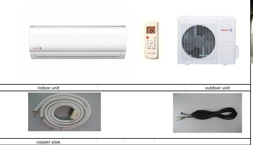 OEM DC 12000BTU inverter r410a wall mounted split type air conditioner