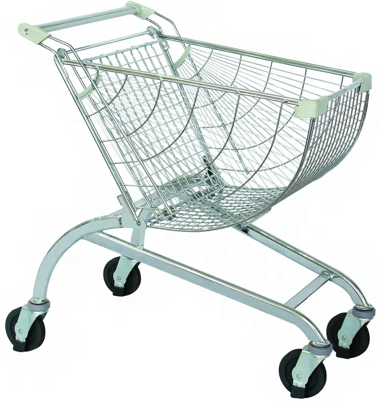JS-FM -80 Fan or Banana Shape  Airport  Boutique Store Steel  trolley