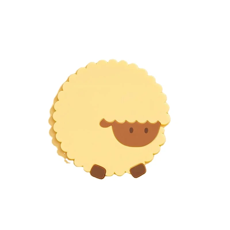 Soft Silicone Cartoon Place Mat Non-Slip Hot Pot Coaster for Tea & Coffee Oil-Proof Mats & Pads