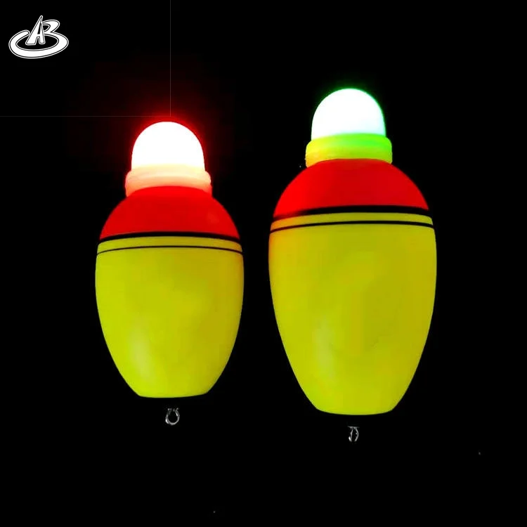 Luminous Buoyancy 10g-100g Green Light Night Electronic Light Floating Long Rock EVA Foam Bobber Tackle Fishing Float