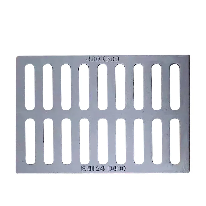 EN124 1994 Anti-settling ductile iron manhole cover heavy duty customizable D400 700*800