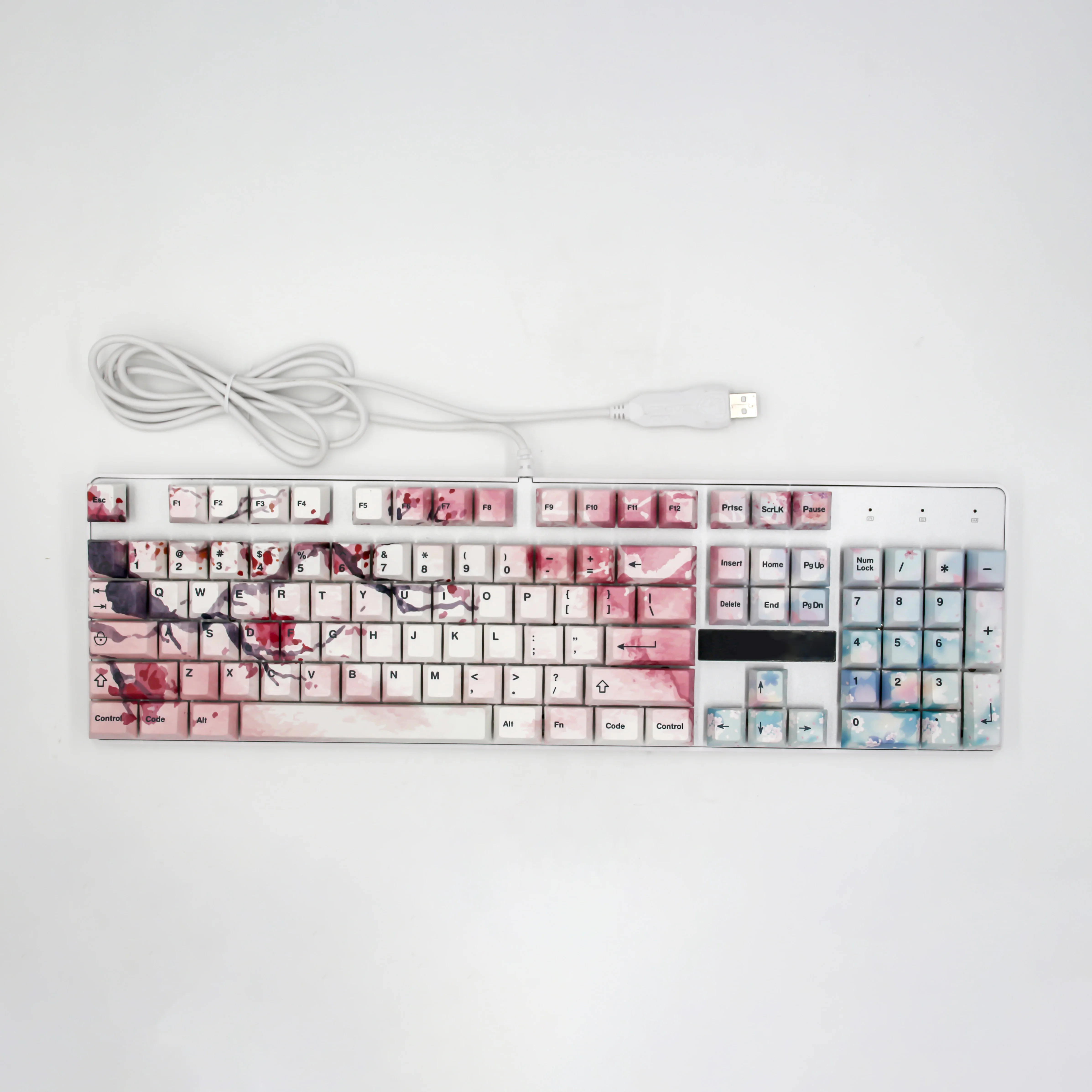 Subbank Sublimation Blanks Keycap Custom Printing Logo PBT Dye Keycaps Mechanical Keyboard Sublimation Keycaps104pcs