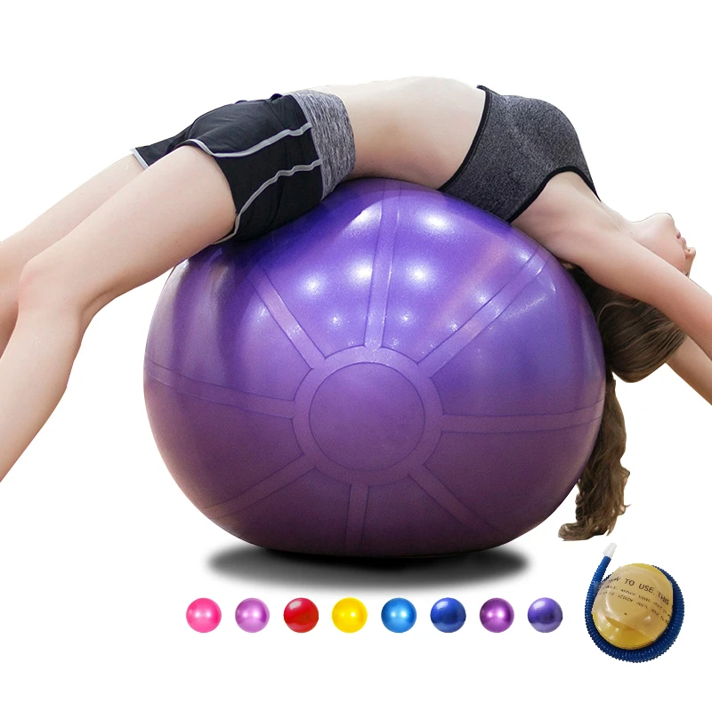 Private Label Oem Logo Sports Custom 55cm 65cm 95cm Exercise Gym Pvc Yoga Ball With Pump