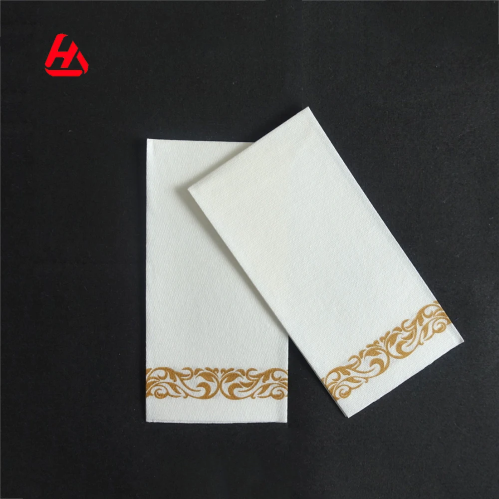 Высокое качество складные сырые деревянные целлюлозы высокое качество салфетки Печать фирменные салфетки