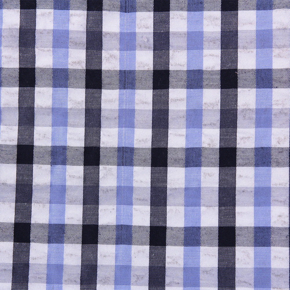 Клетчатая ткань CVC bubble, подкладка рубашки из окрашенной пряжи