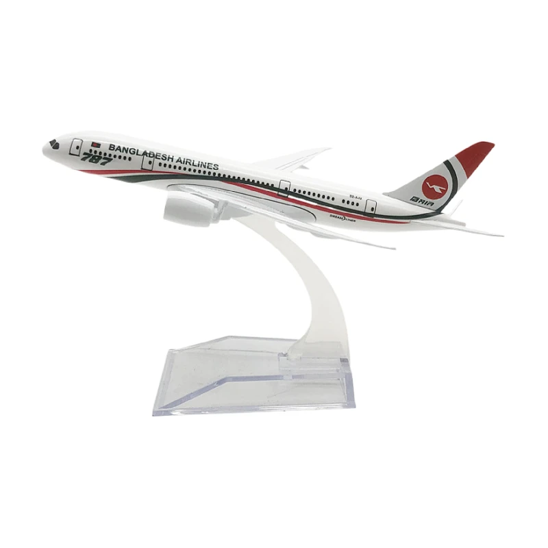 1/400 Scale 16cm BANGLADESH Airlines B787 Plane Diecast Alloy Airplane Model