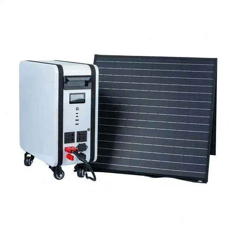 CHASUN Solar Generator Lifepo4 Lithium Ion Battery Power Bank 2Kwh Ac Output 2000W Portable Power Station With Solar Panel