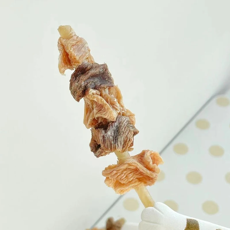 OEM DOM Factory Healthy Dog Snacks Dog Treats Pet Food 100% Natural Pet Snack Supplier Chicken, duck and beef tendon skewers