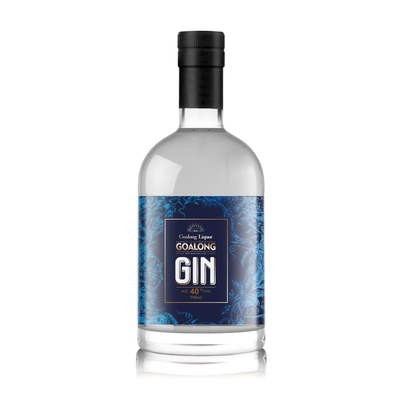 Hot selling High quality premium juniper 700ml private label gin alcohol beverage