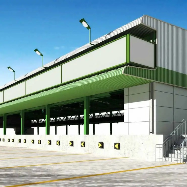 Customized Industrial Sheds Plan Foldable Mobile Car Garage Port Garden Shelter Steel Structure Warehouse