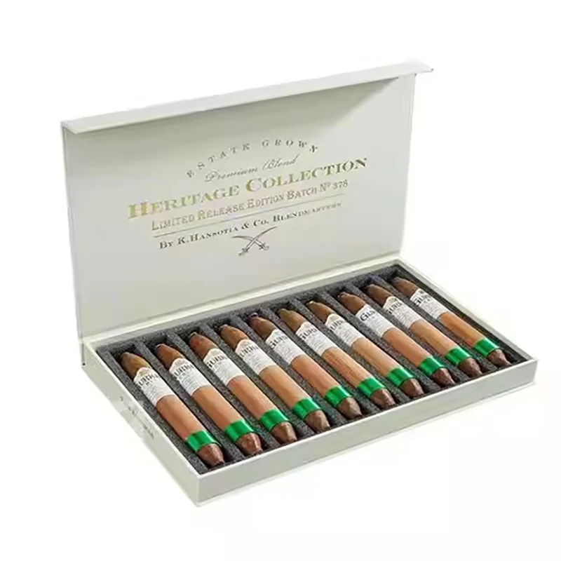 Custom Logo Printing Gold Foil Black Book Shaped Cigar Paper Boxes Gift Luxury Display Empty Magnetic Humidor Cigar Box