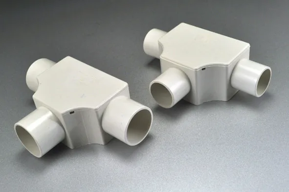 2021 Durable PVC Electrical Pipe Fittings For Coupler Tee Elbow Angle Elbow for Plastic Conduit Accessories