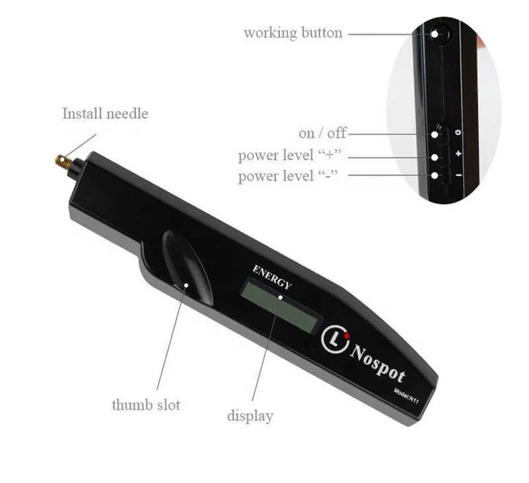 Smart handheld plasma pen for spot and warts removal and small tattoo removal